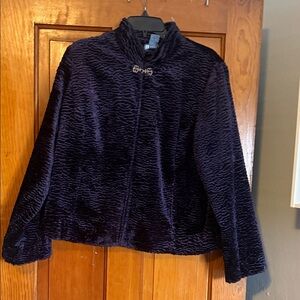 Vintage, deep purple Velvet jacket